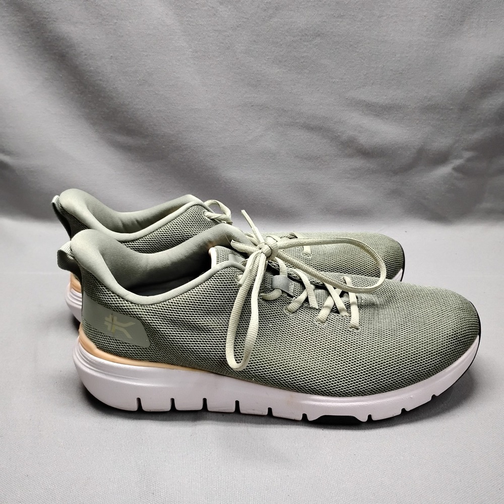 Kuru Atom Womens 11 Sage Green Mesh Walking Athletic Shoes 209908110
